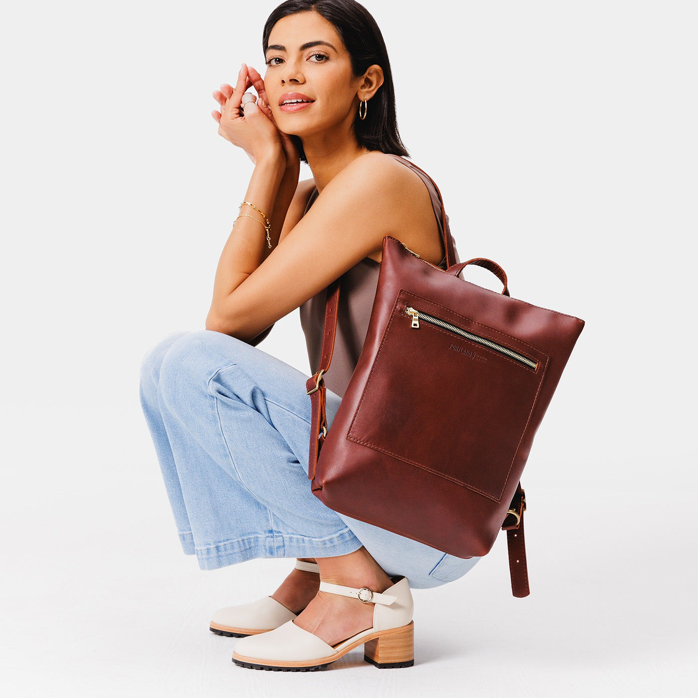 Portland Leather Goods 'Almost Perfect' Laptop Backpack