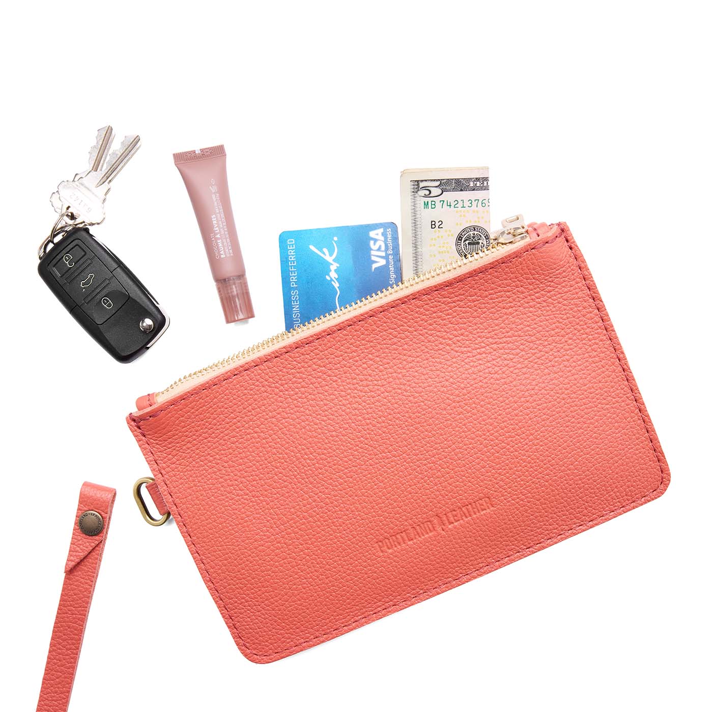 Portland Leather Goods Zip-Zap Duo Wristlet