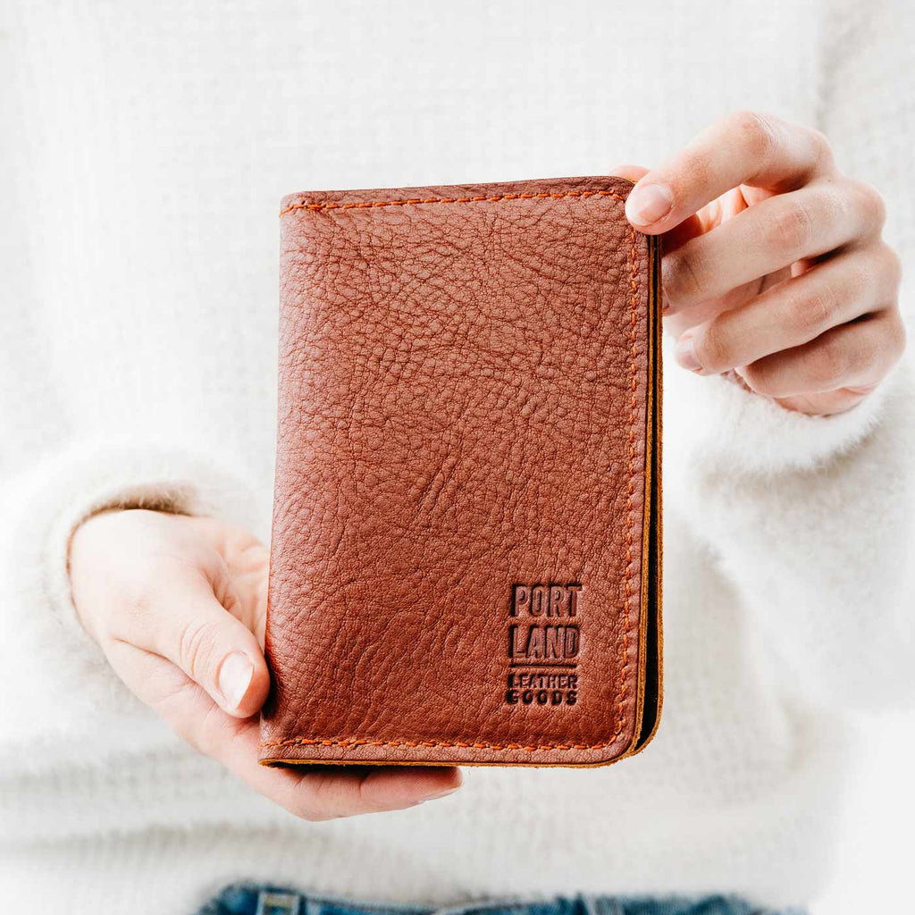 Portland Leather Goods Leather Modern Passport Holder