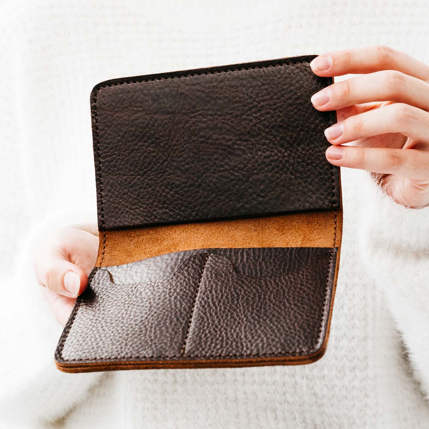 Portland Leather Goods Leather Modern Passport Holder