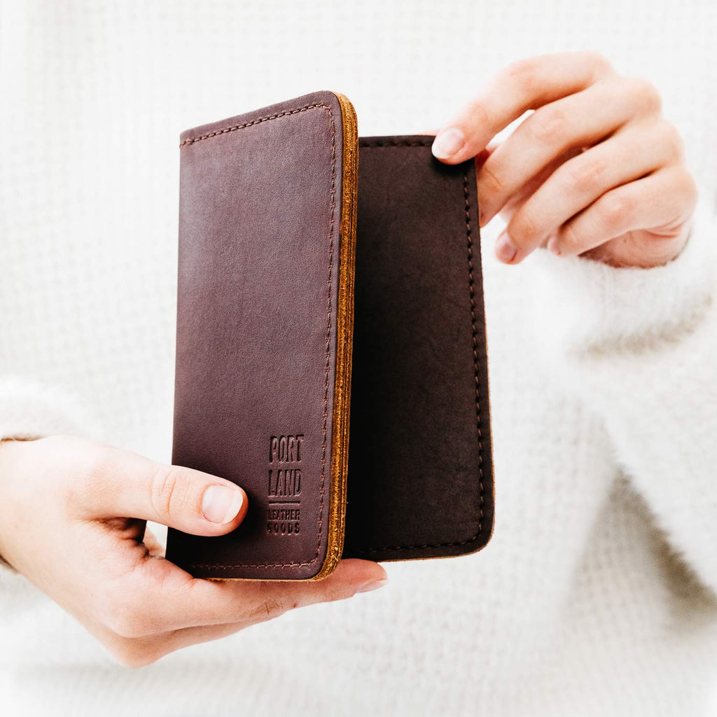 Portland Leather Goods Leather Modern Passport Holder