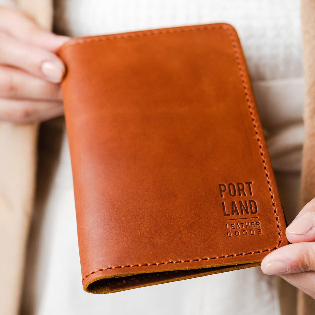 Portland Leather Goods Leather Modern Passport Holder