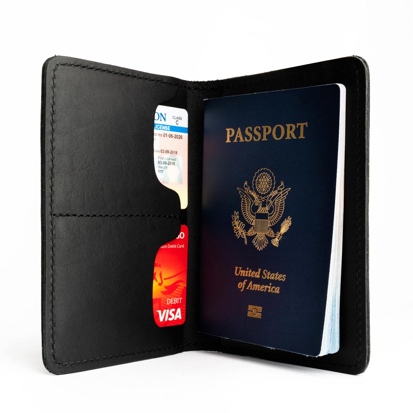 Portland Leather Goods Leather Modern Passport Holder