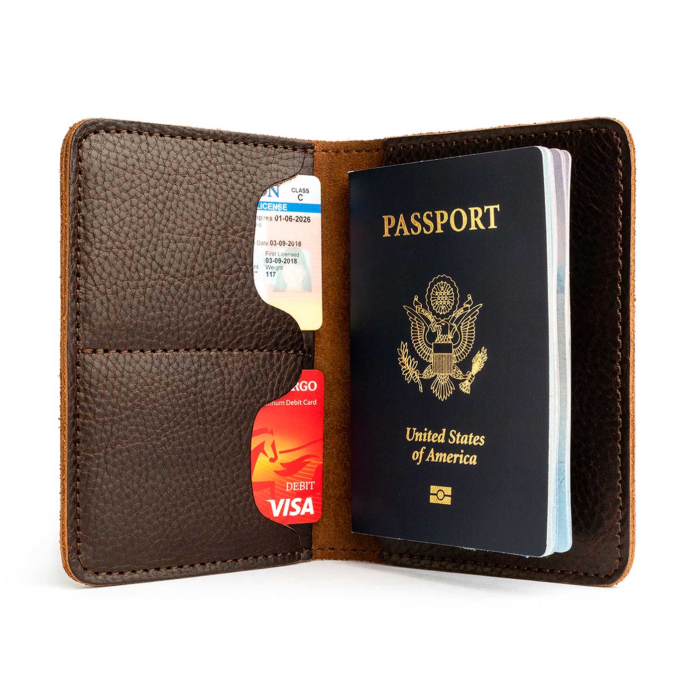Portland Leather Goods Leather Modern Passport Holder