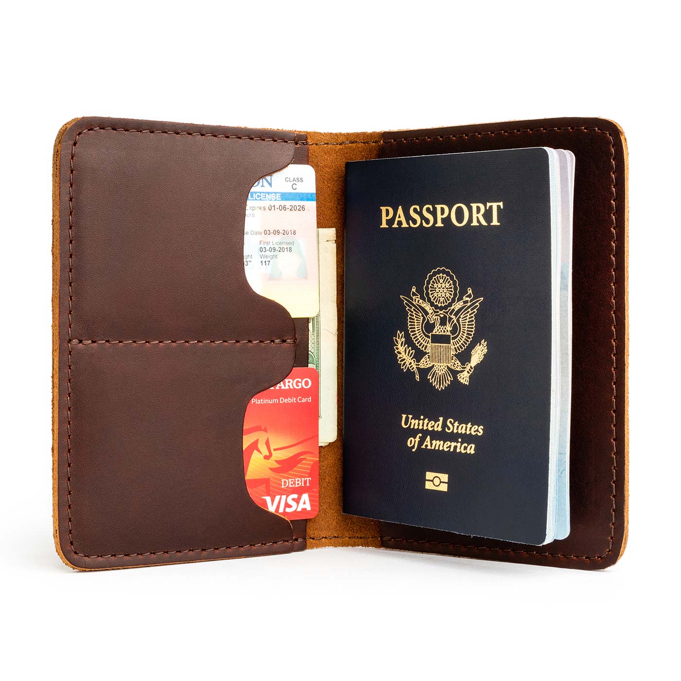 Portland Leather Goods Leather Modern Passport Holder