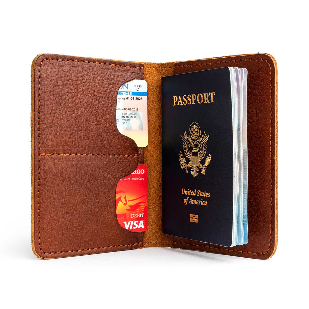 Portland Leather Goods Leather Modern Passport Holder