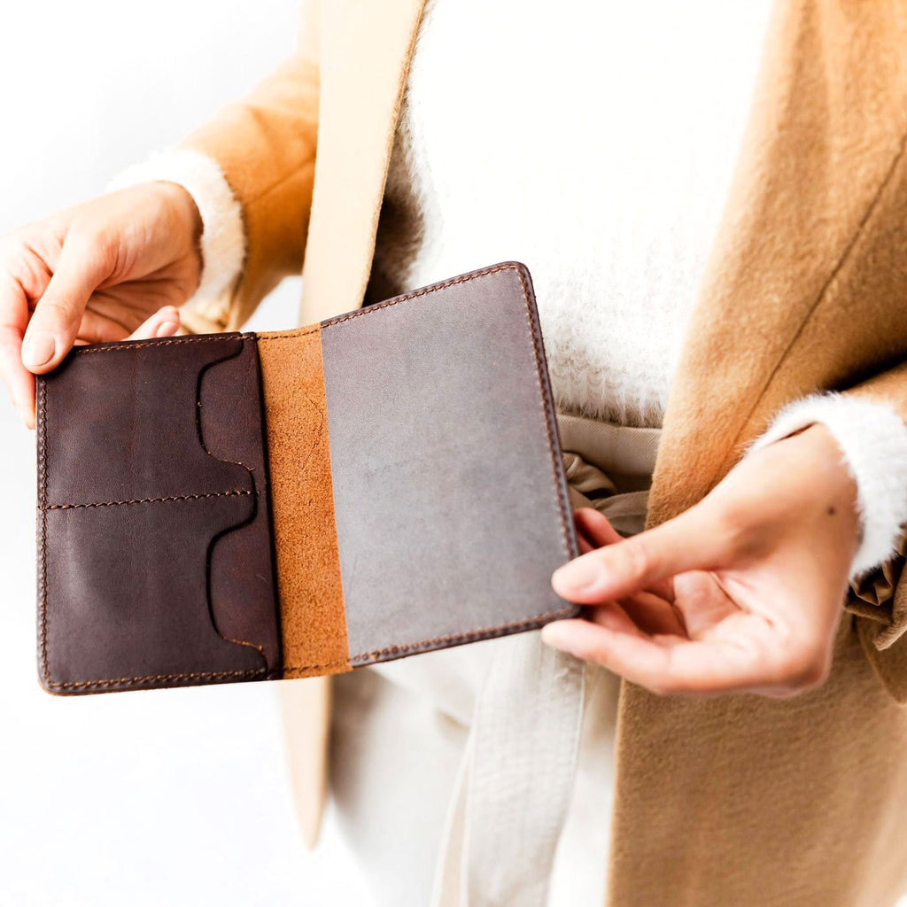 Portland Leather Goods Leather Modern Passport Holder