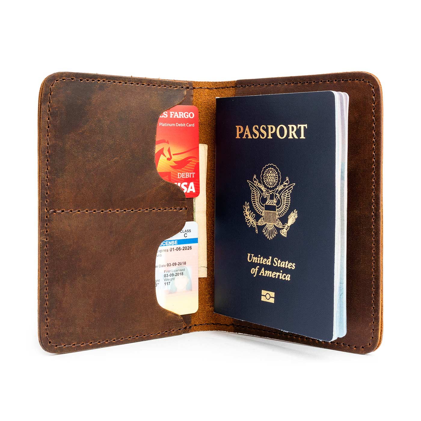 Portland Leather Goods Leather Modern Passport Holder