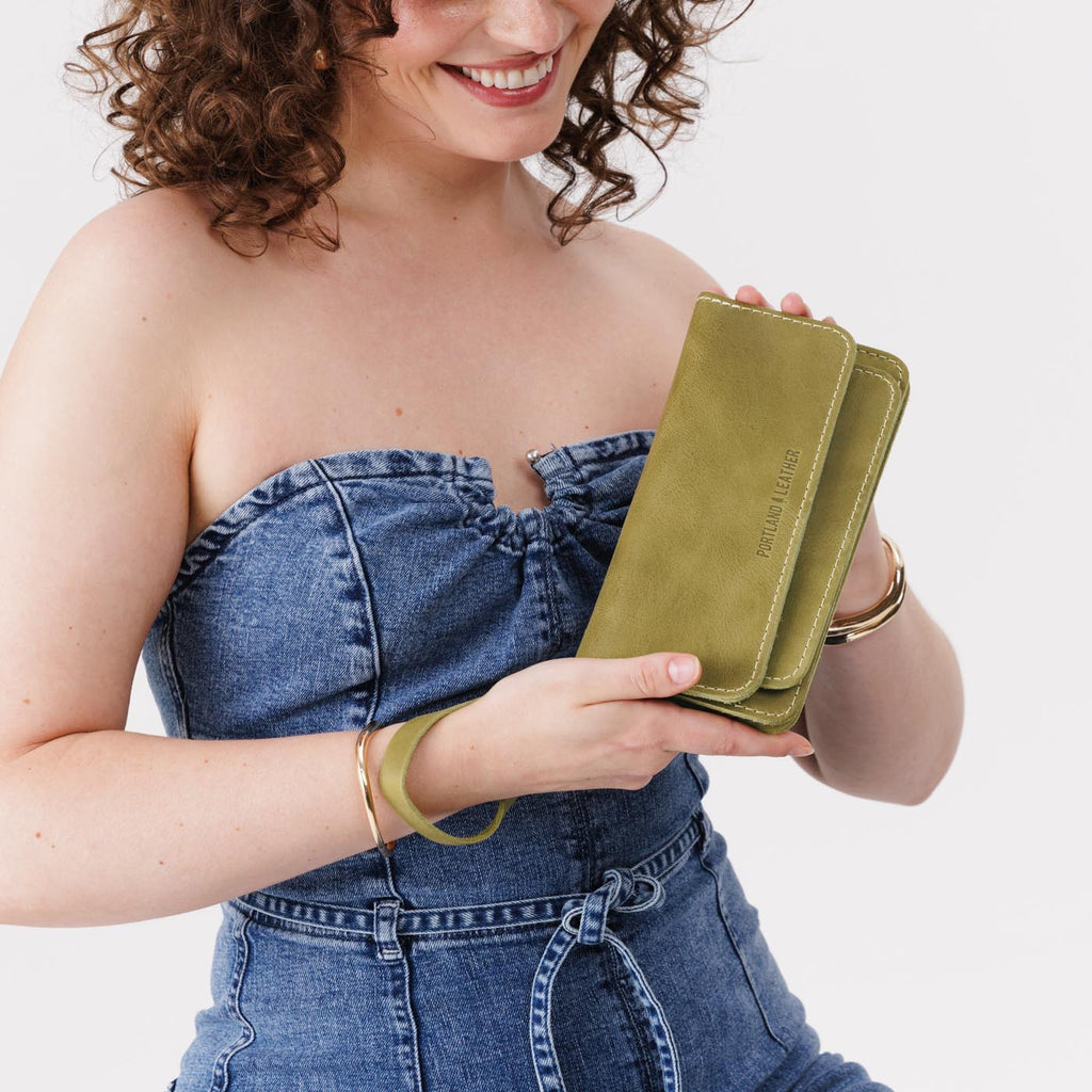 Portland Leather Goods Lily Wristlet
