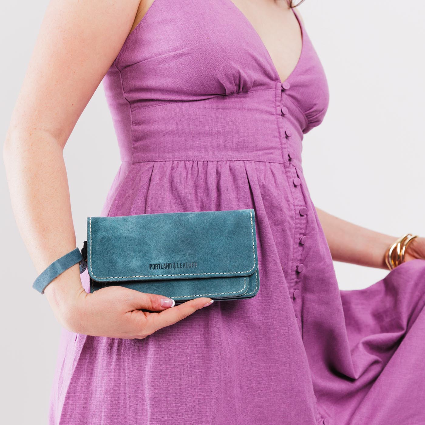 Portland Leather Goods Lily Wristlet