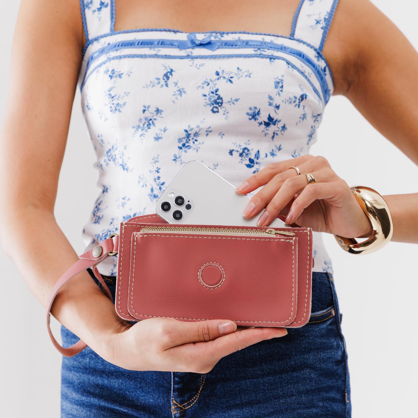 Portland Leather Goods Lily Wristlet