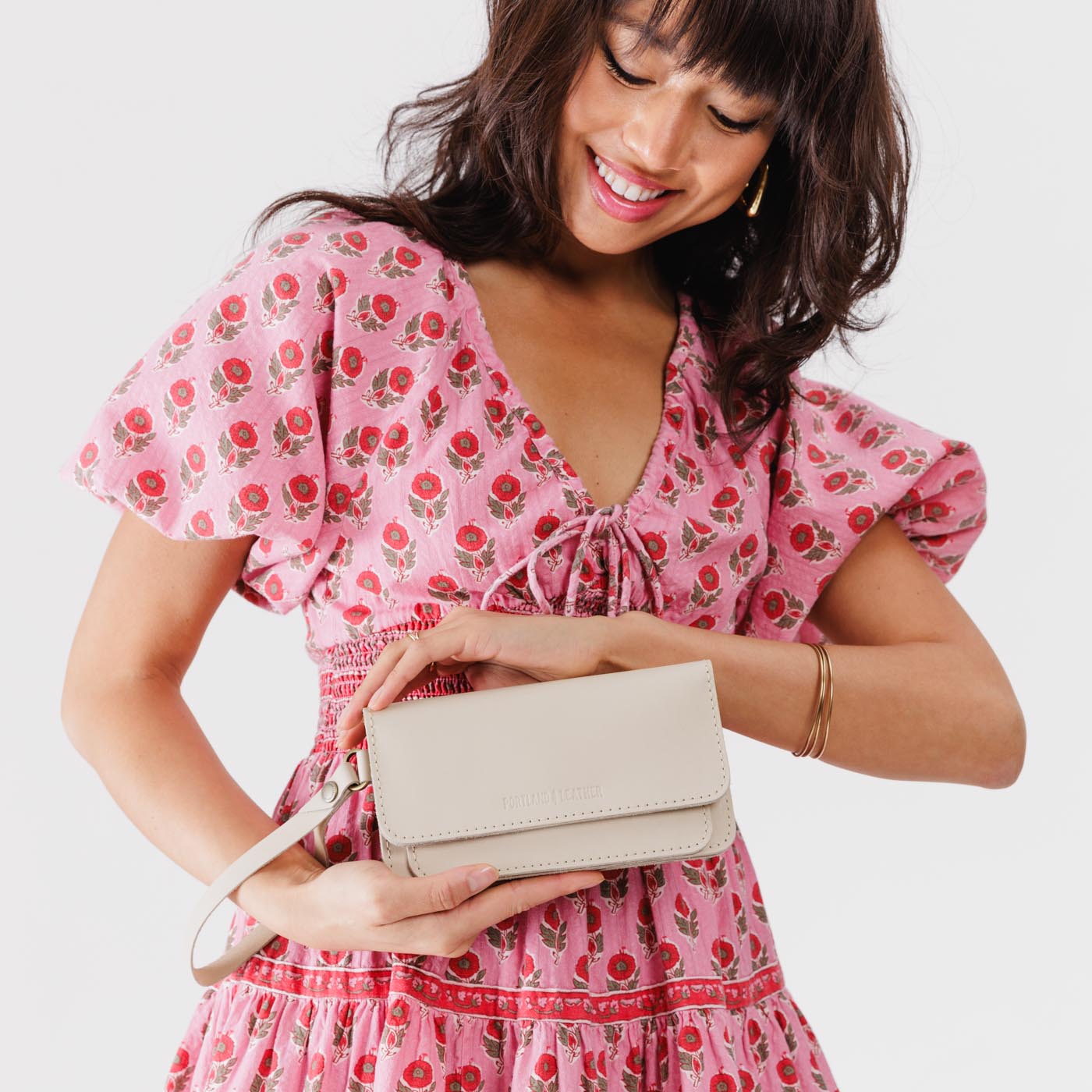 Portland Leather Goods 'Almost Perfect' Lily Wristlet