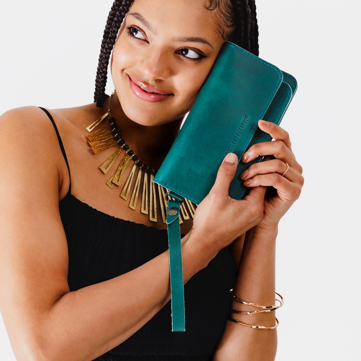 Portland Leather Goods 'Almost Perfect' Lily Wristlet