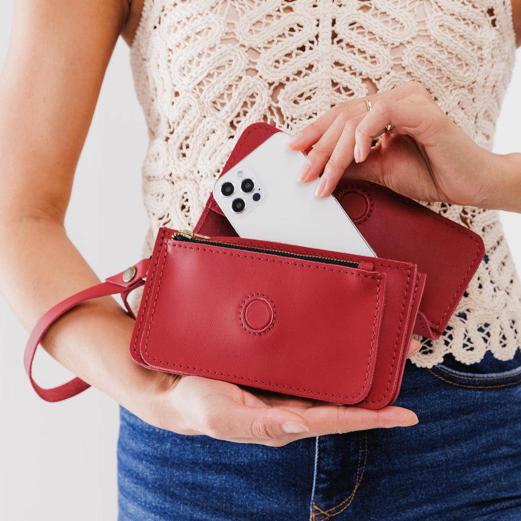 Portland Leather Goods 'Almost Perfect' Lily Wristlet