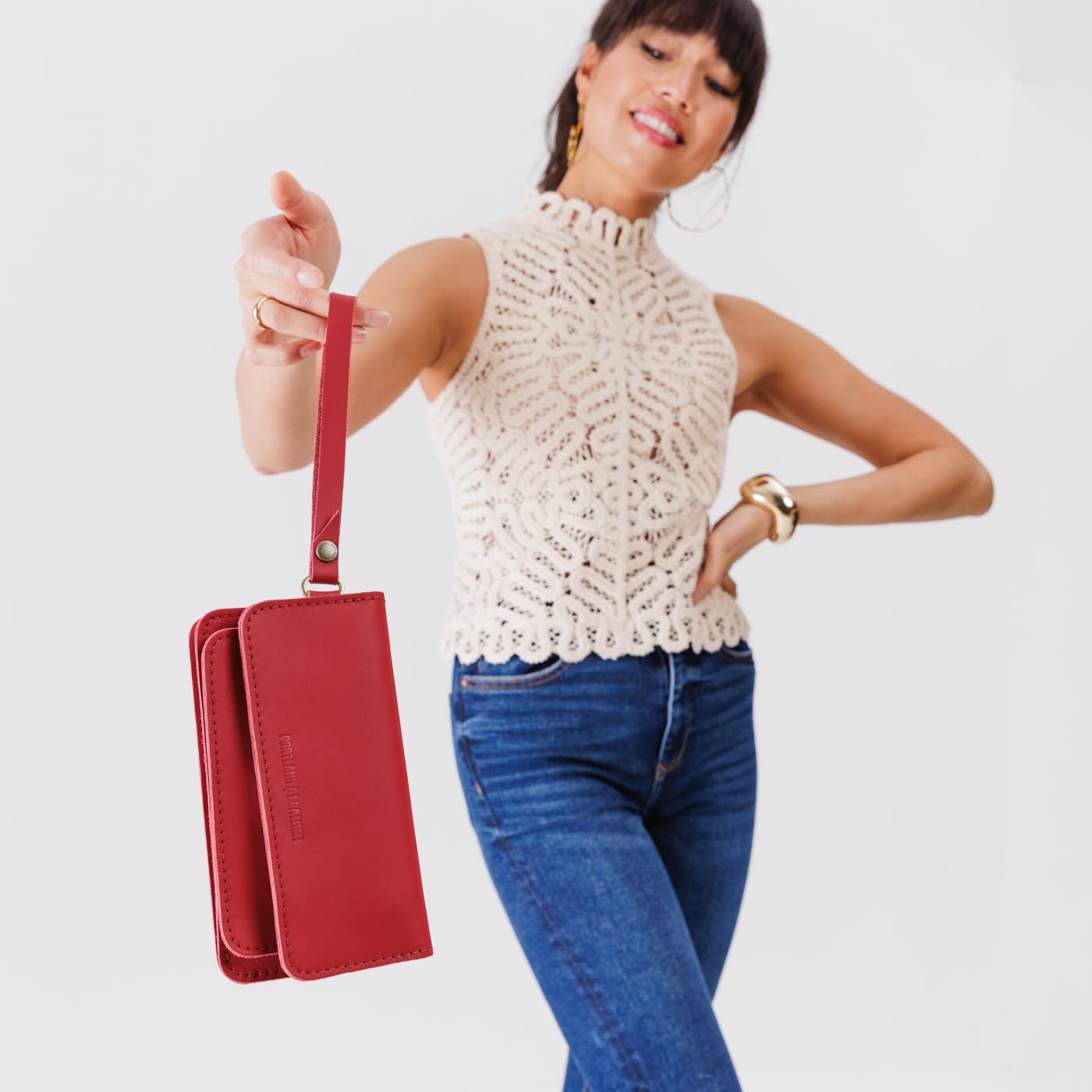 Portland Leather Goods Lily Wristlet