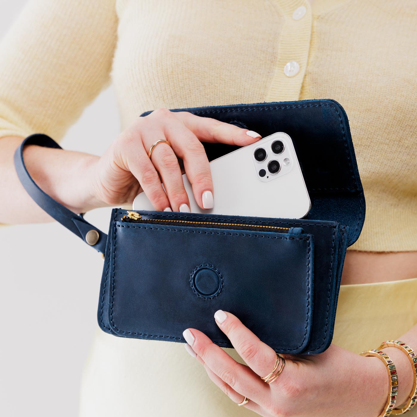Portland Leather Goods 'Almost Perfect' Lily Wristlet