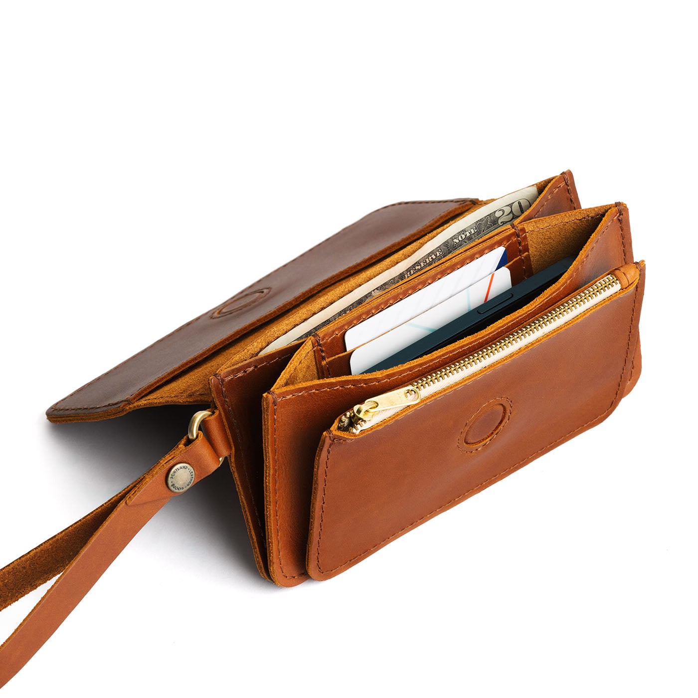 Portland Leather Goods 'Almost Perfect' Lily Wristlet