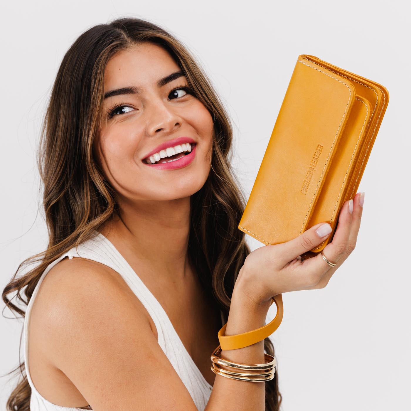 Portland Leather Goods 'Almost Perfect' Lily Wristlet