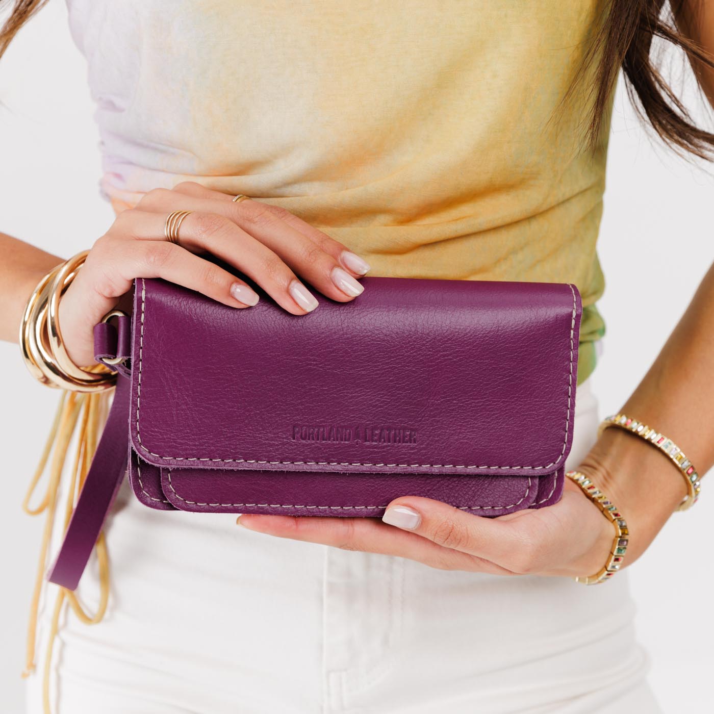 Portland Leather Goods 'Almost Perfect' Lily Wristlet
