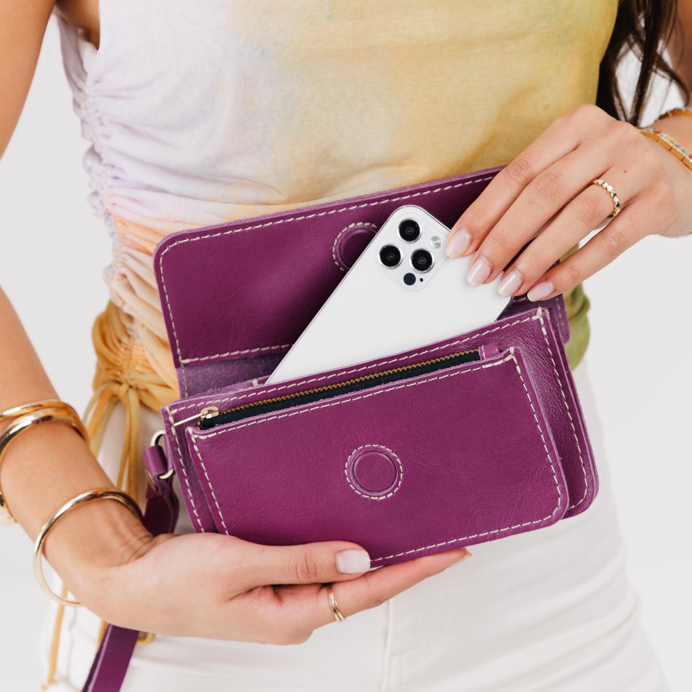 Portland Leather Goods 'Almost Perfect' Lily Wristlet
