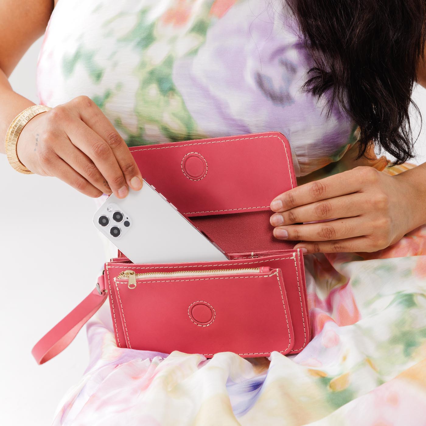 Portland Leather Goods Lily Wristlet