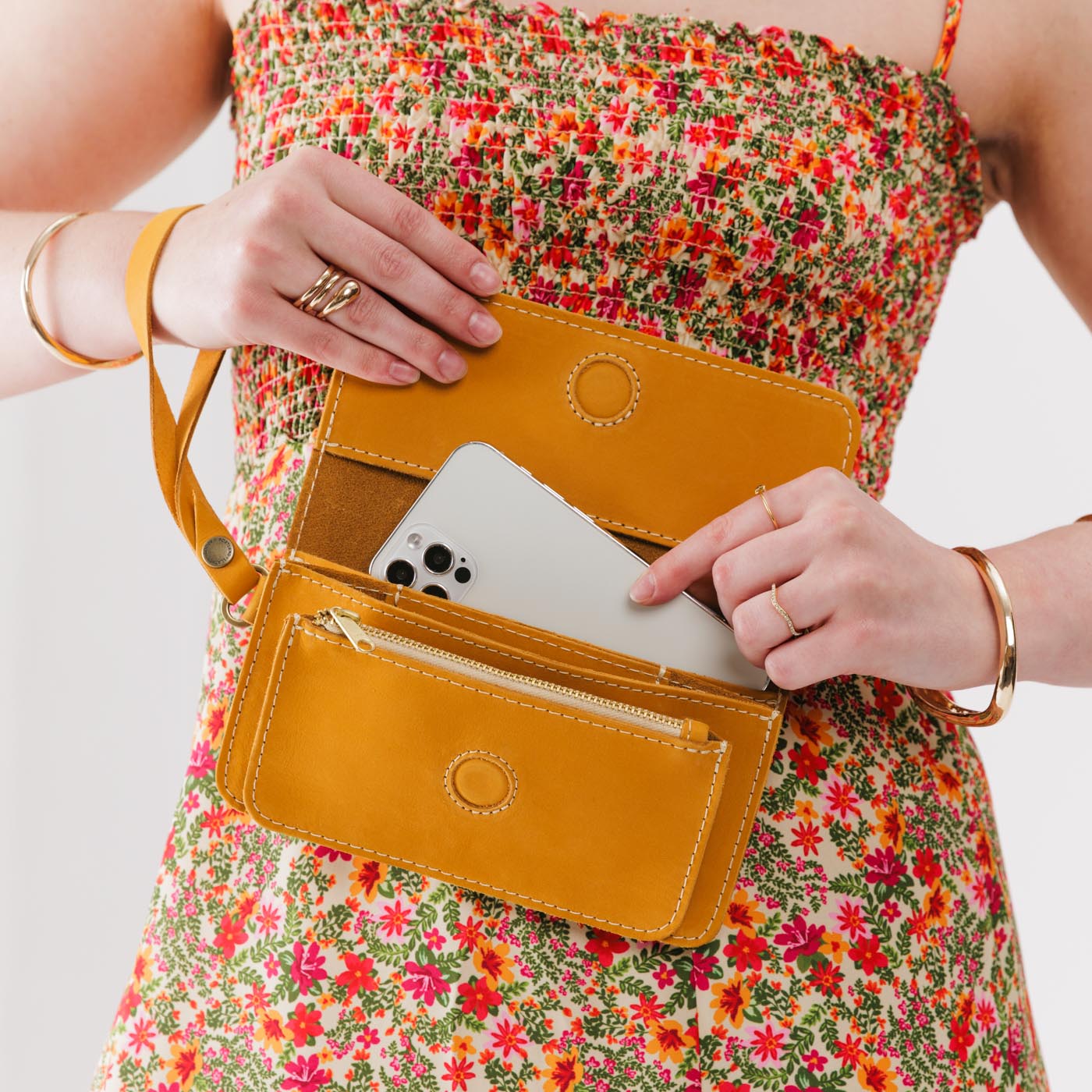 Portland Leather Goods Lily Wristlet