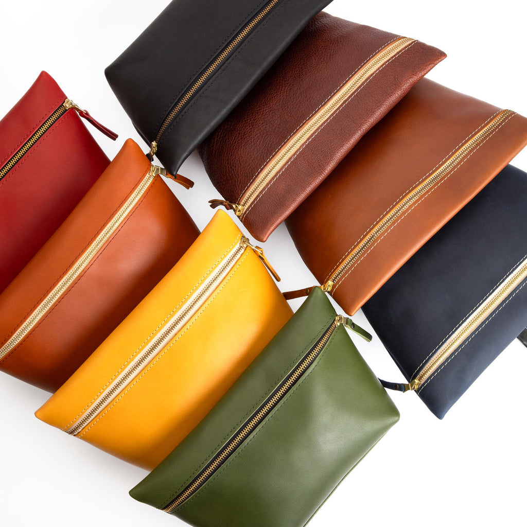 Portland Leather Goods Makeup Bag