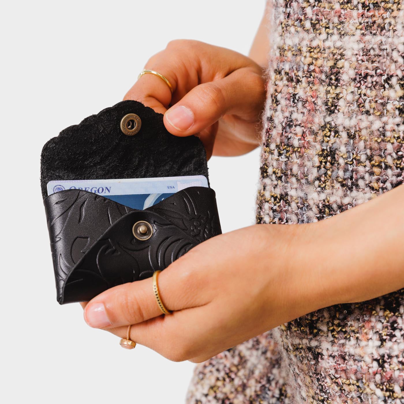 Portland Leather Goods Mini Daisy Wallet