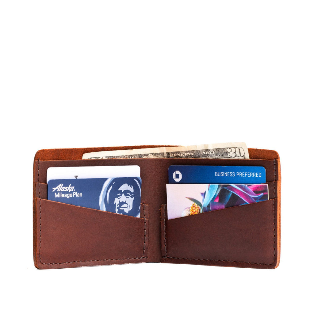 Portland Leather Goods Bifold Leather Wallet