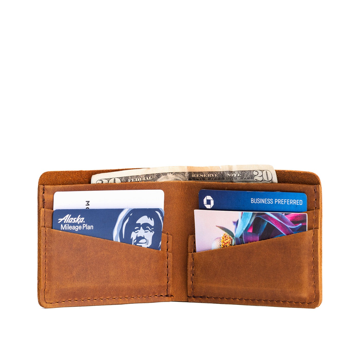 Portland Leather Goods Bifold Leather Wallet
