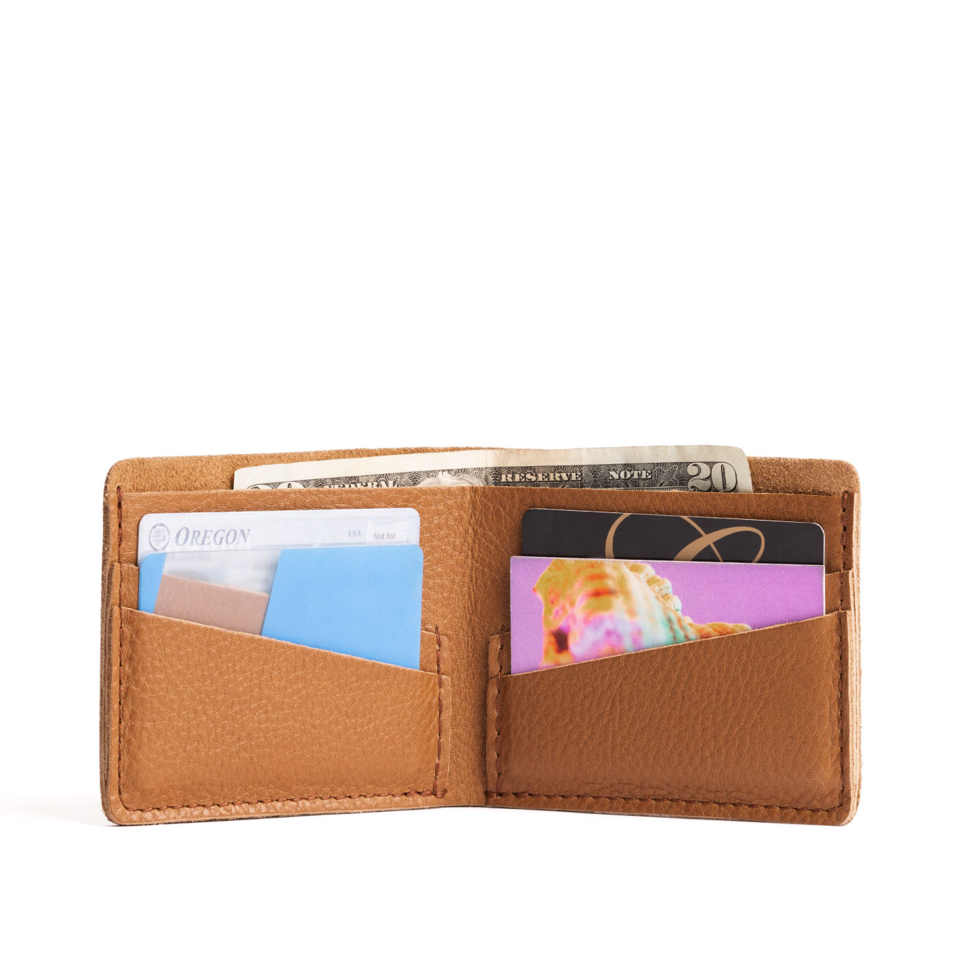 Portland Leather Goods Bifold Leather Wallet