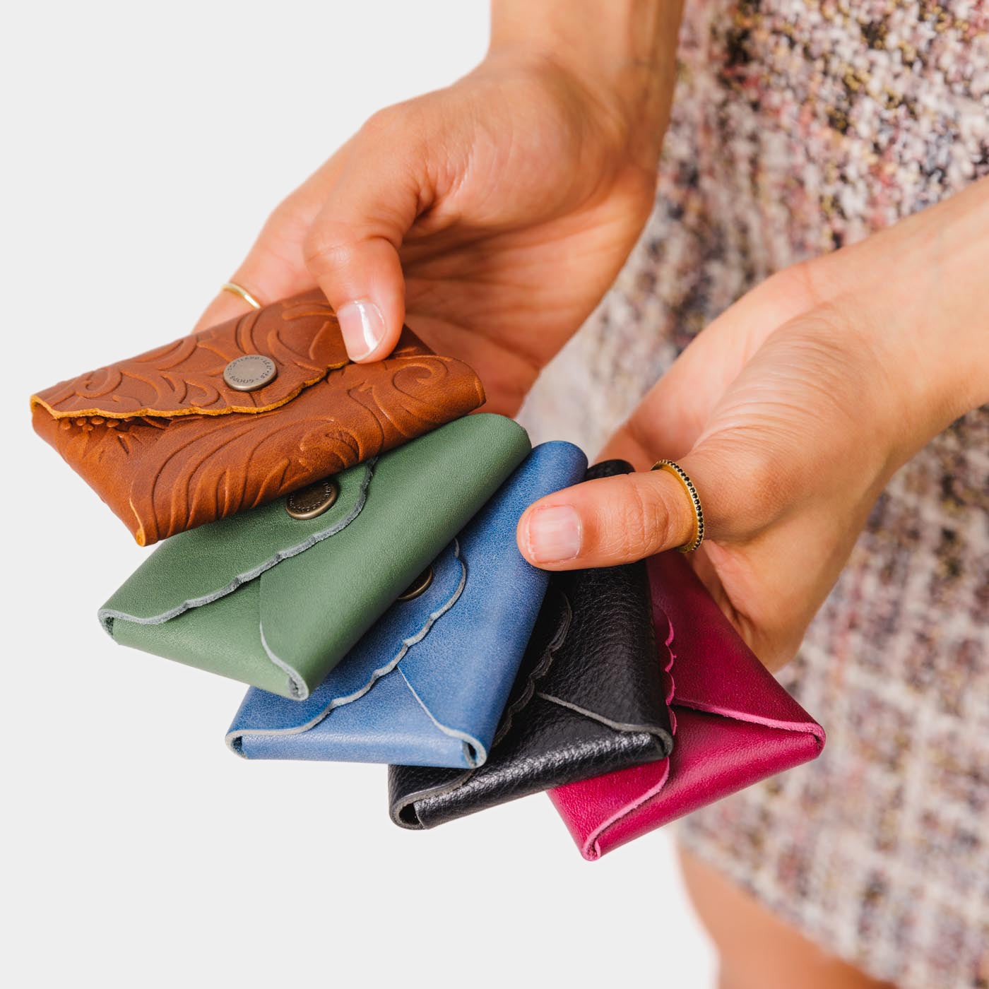 Portland Leather Goods Mini Daisy Wallet