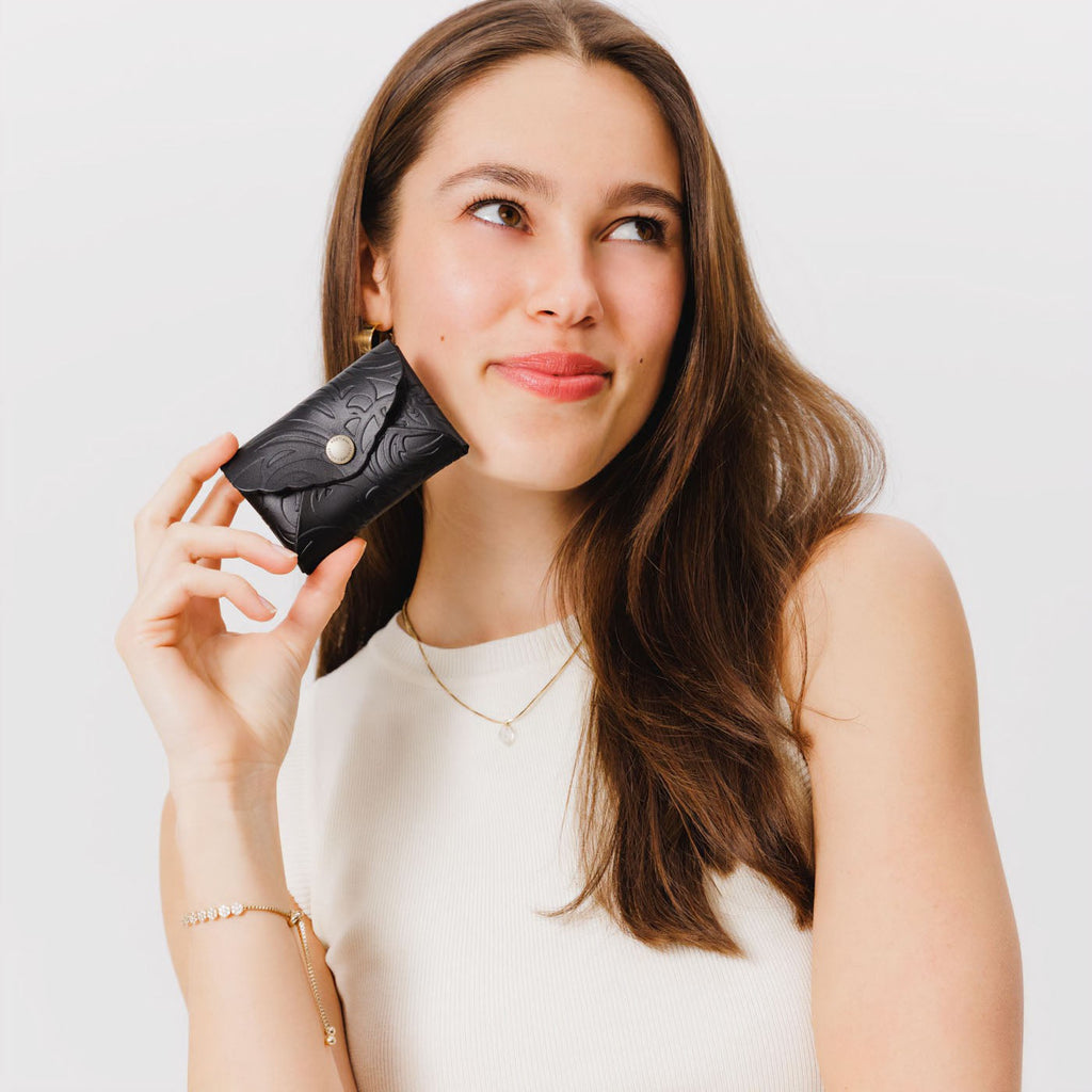 Portland Leather Goods Mini Daisy Wallet