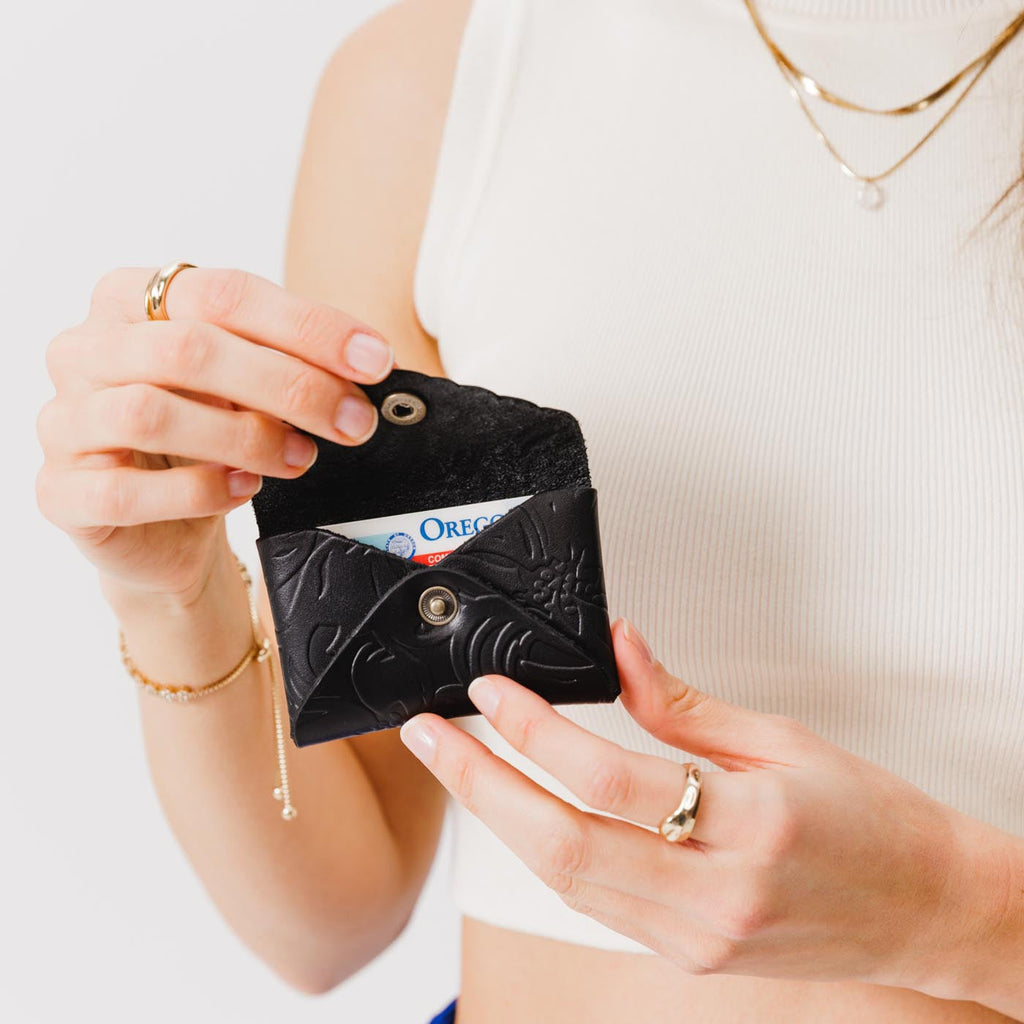 Portland Leather Goods Mini Daisy Wallet
