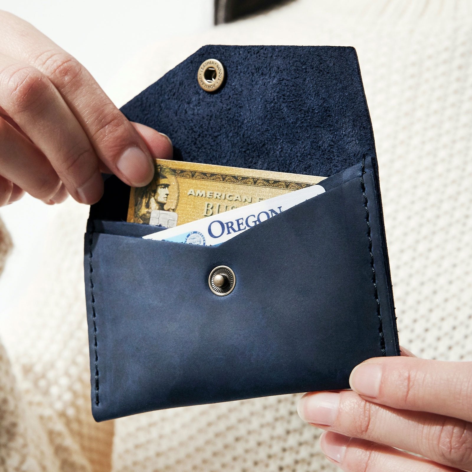 Portland Leather Goods Mini Envelope Wallet