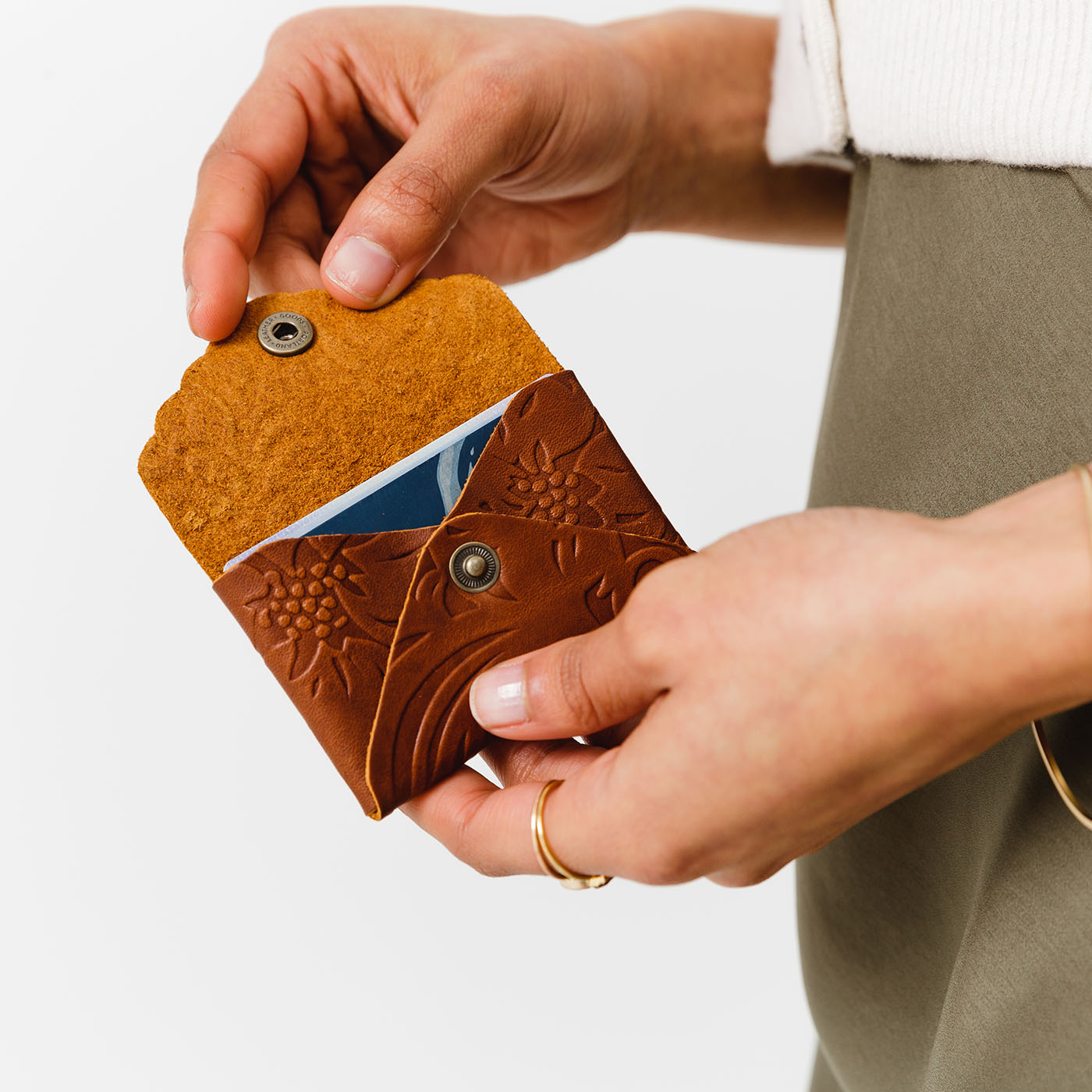 Portland Leather Goods Mini Daisy Wallet