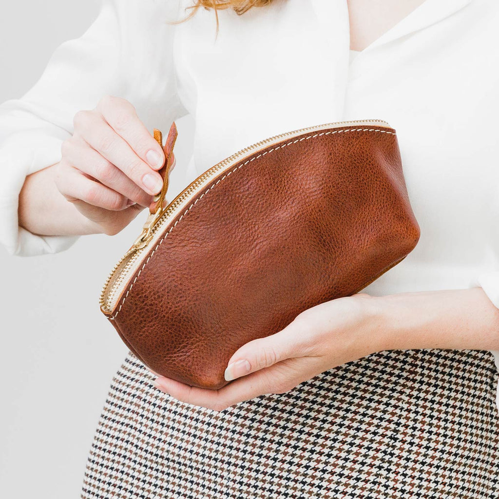 Portland Leather Goods 'Almost Perfect' Eclipse Makeup Bag