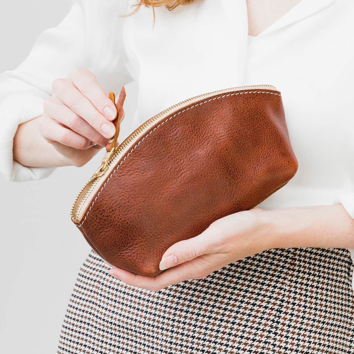 Portland Leather Goods 'Almost Perfect' Eclipse Makeup Bag