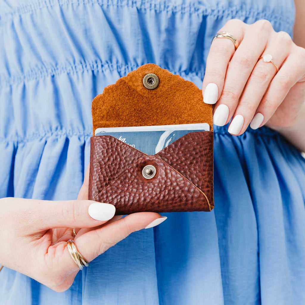 Portland Leather Goods Mini Daisy Wallet