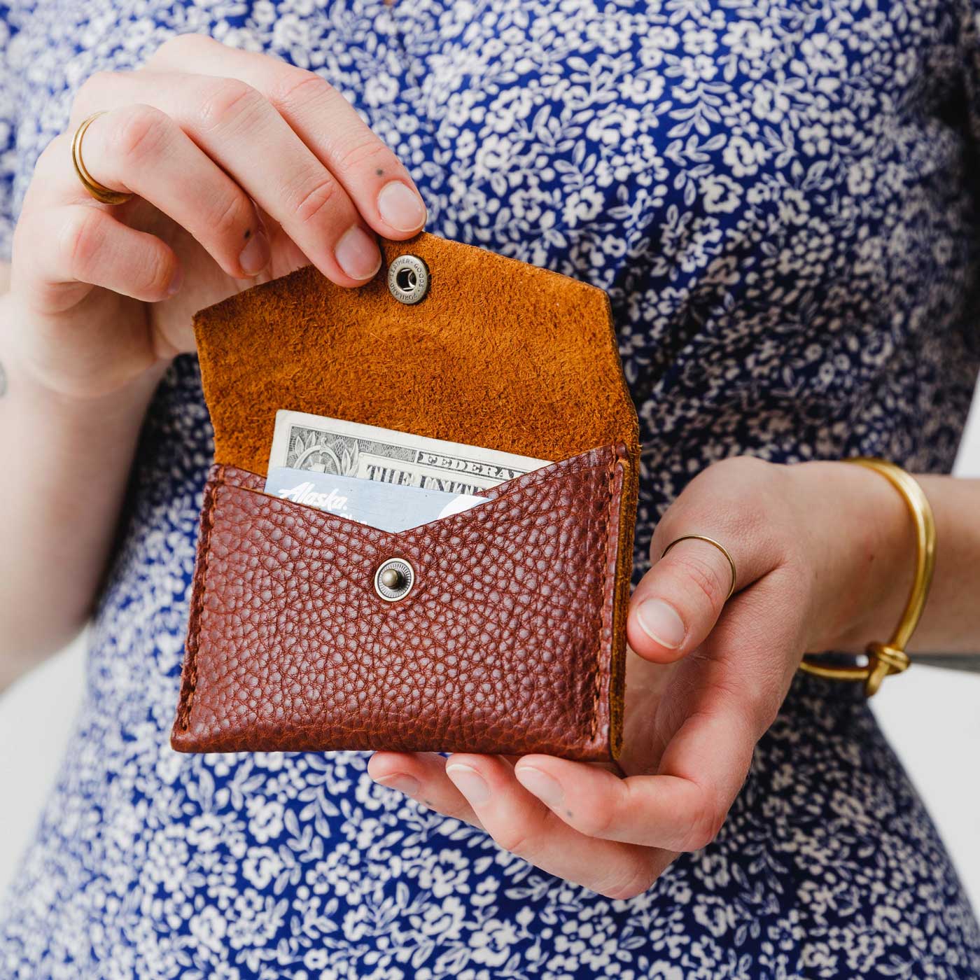 Portland Leather Goods Mini Envelope Wallet