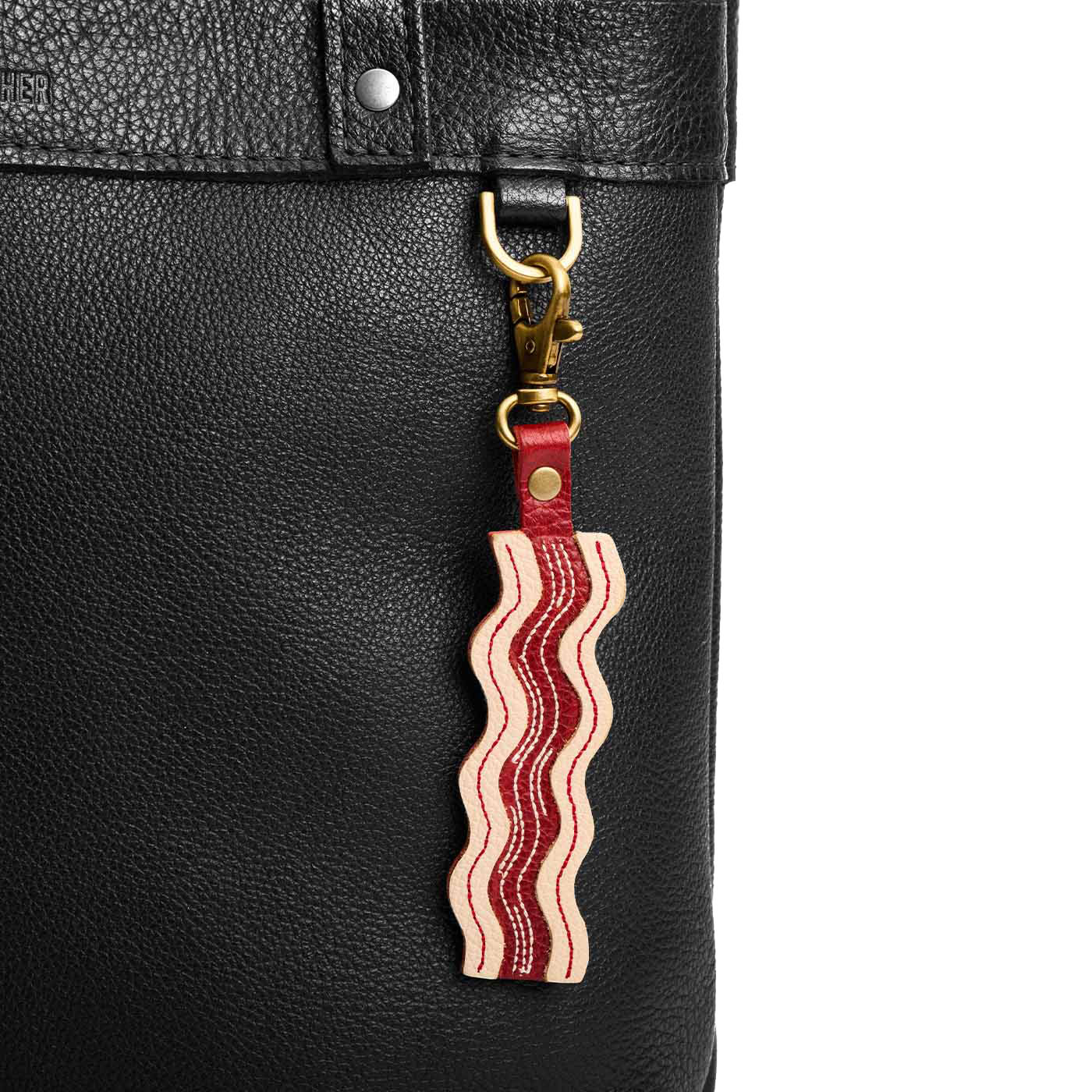 Portland Leather Goods Breakfast Keychain