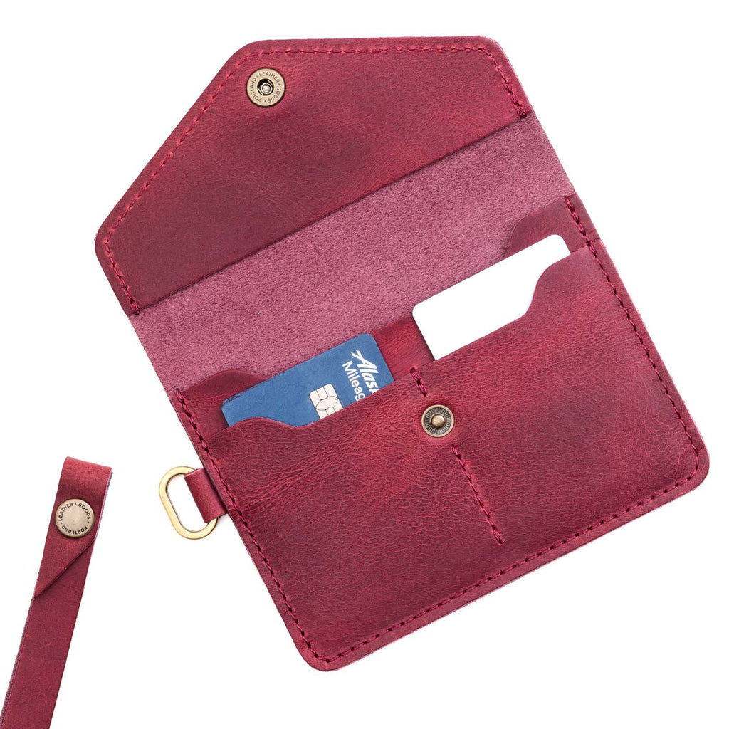 Portland Leather Goods Passport Wristlet