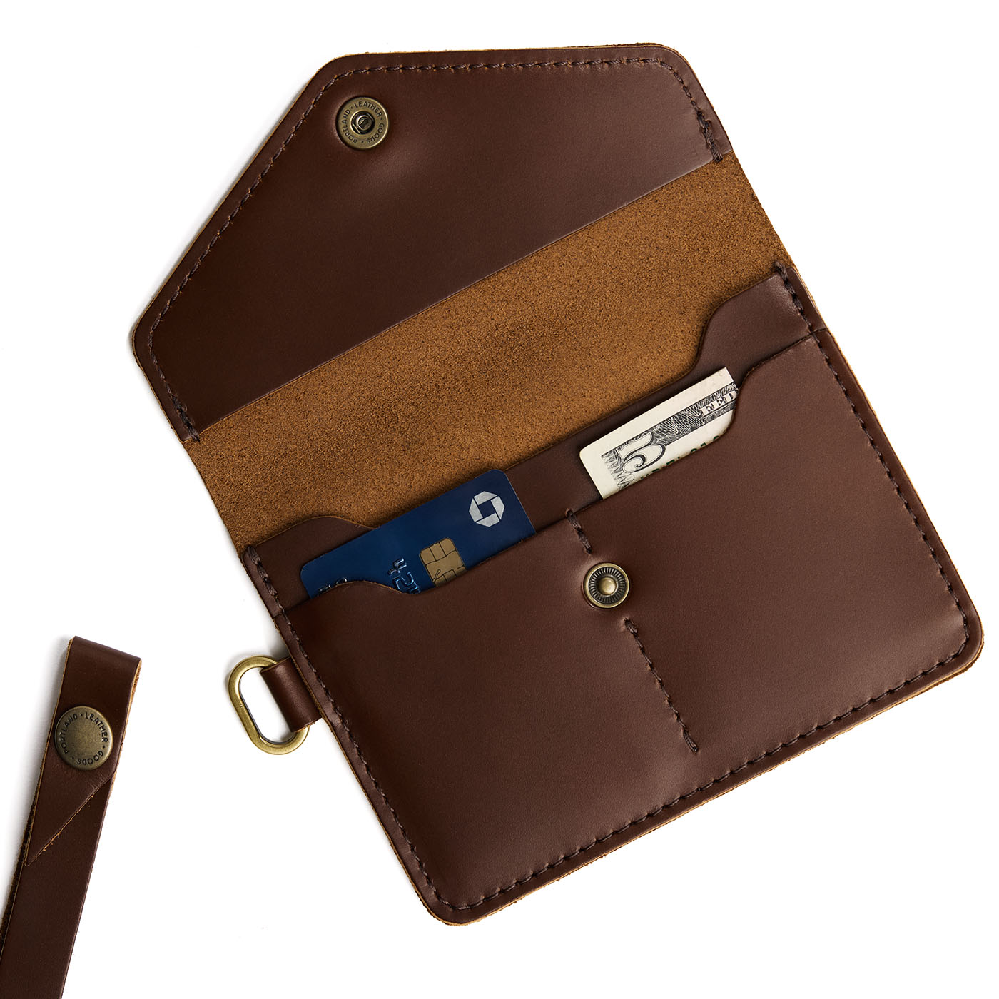 Portland Leather Goods Passport Wristlet