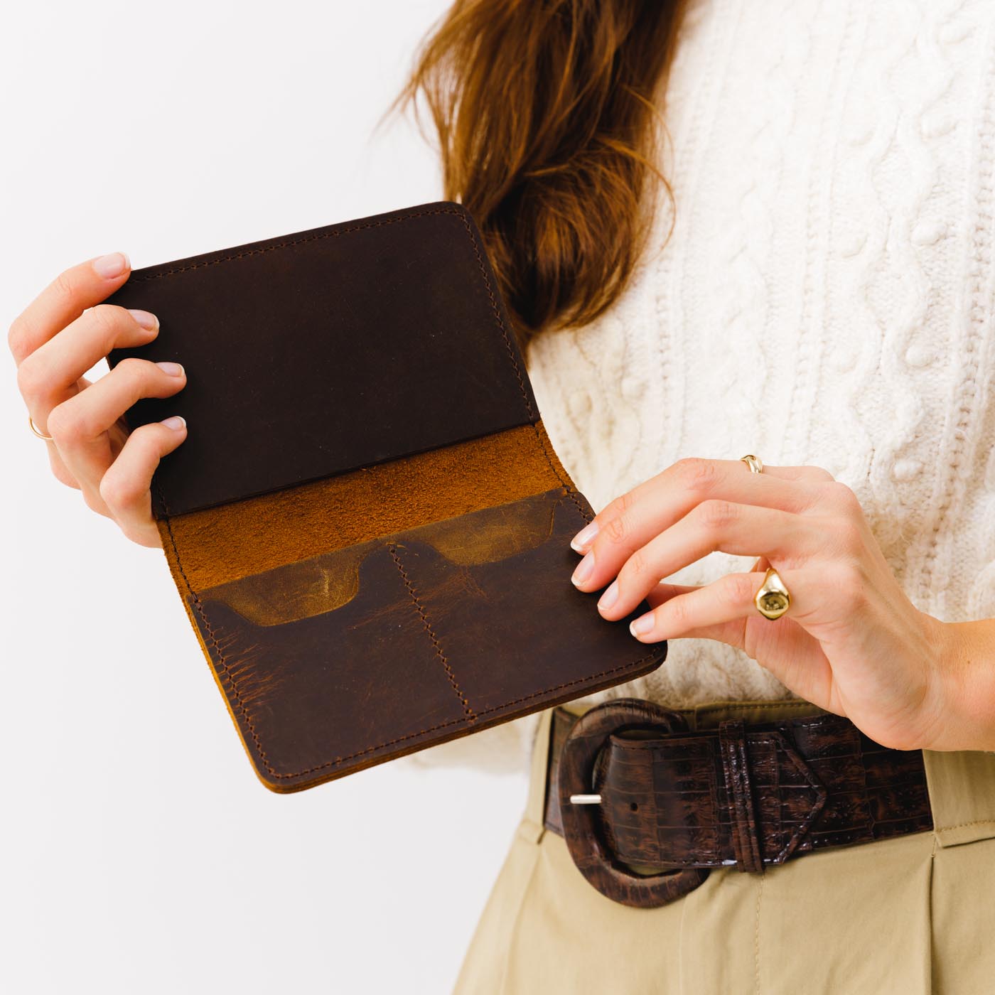 Portland Leather Goods 'Almost Perfect' Leather Modern Passport Holder