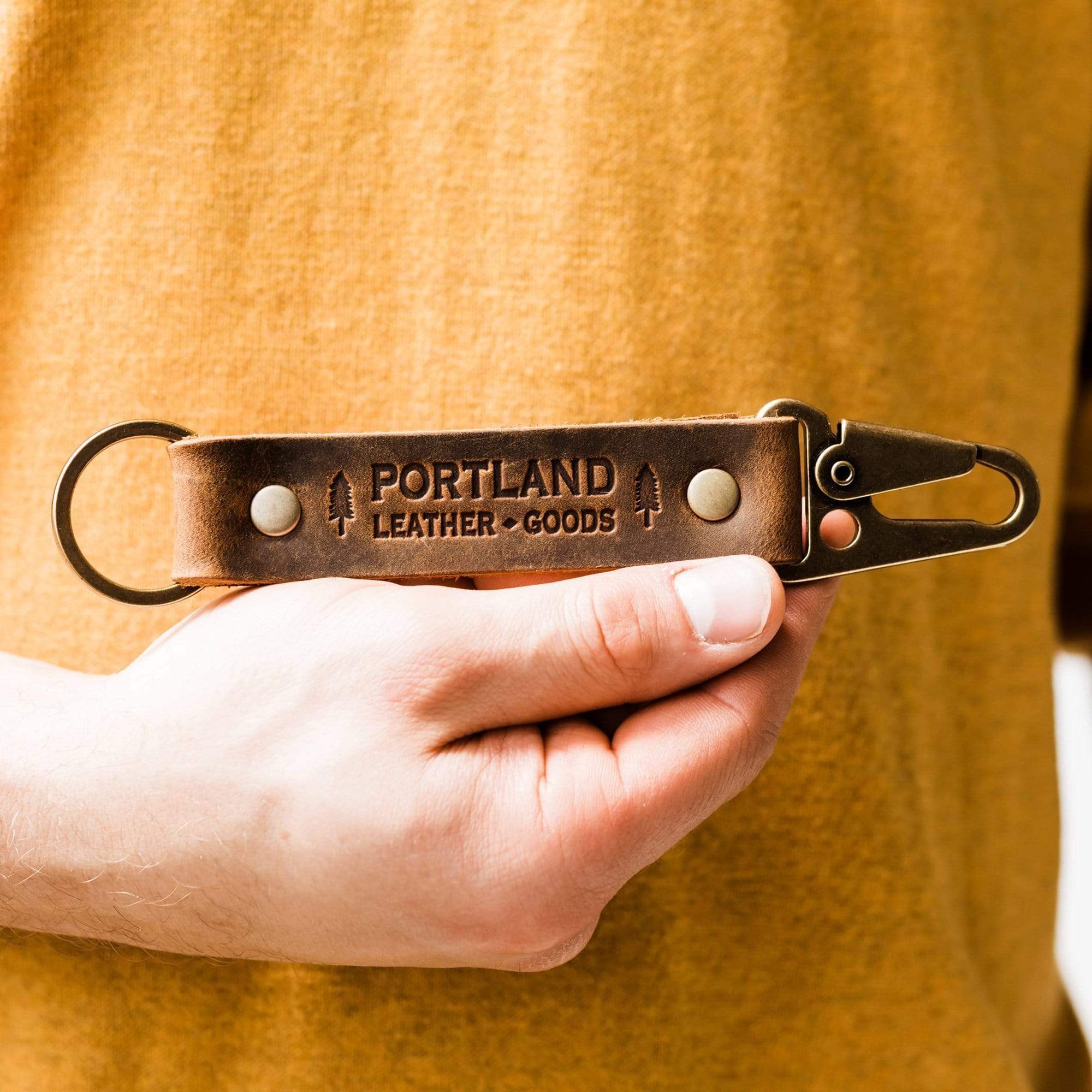 Portland Leather Goods PLG Keychain