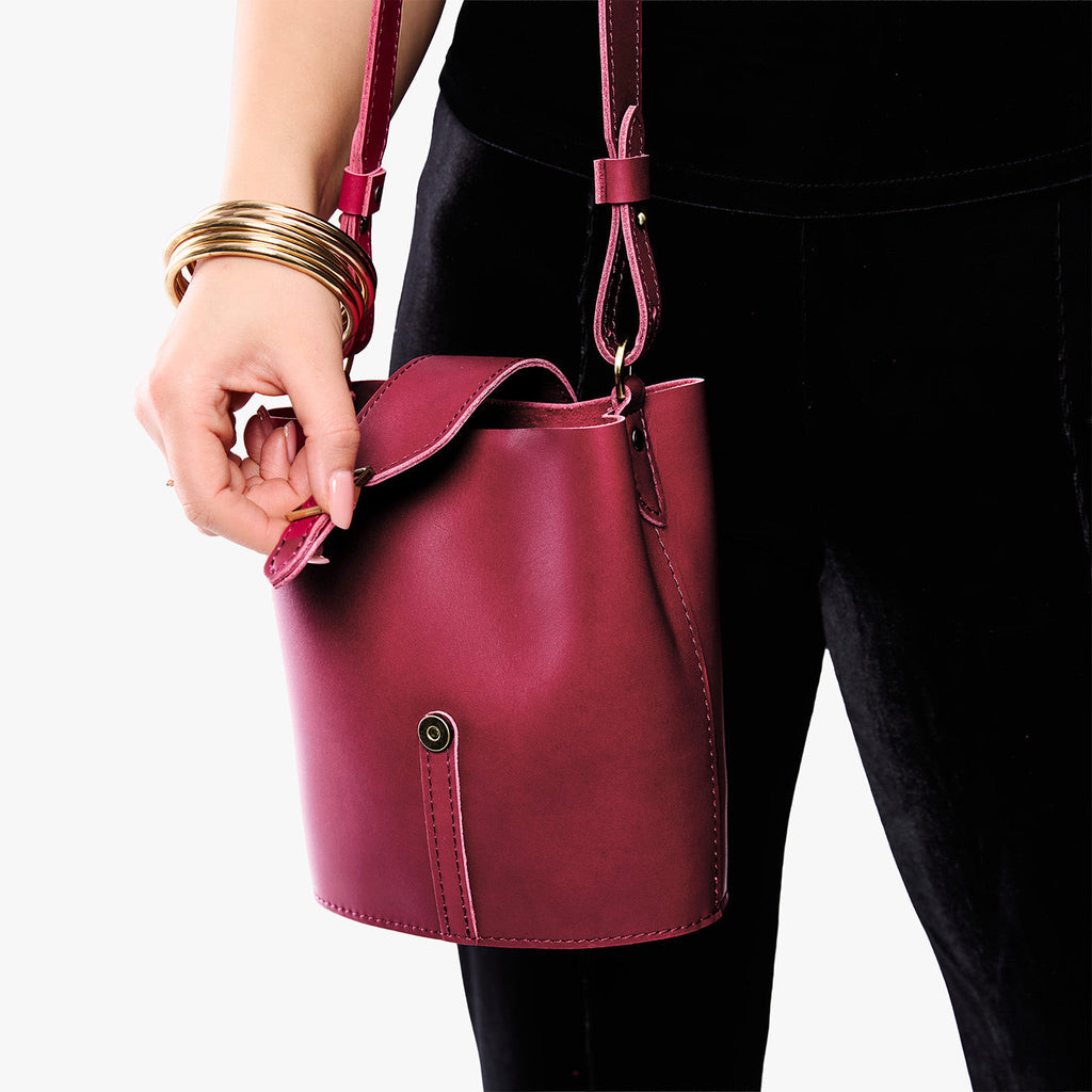 Portland Leather Goods Polly Bucket Bag