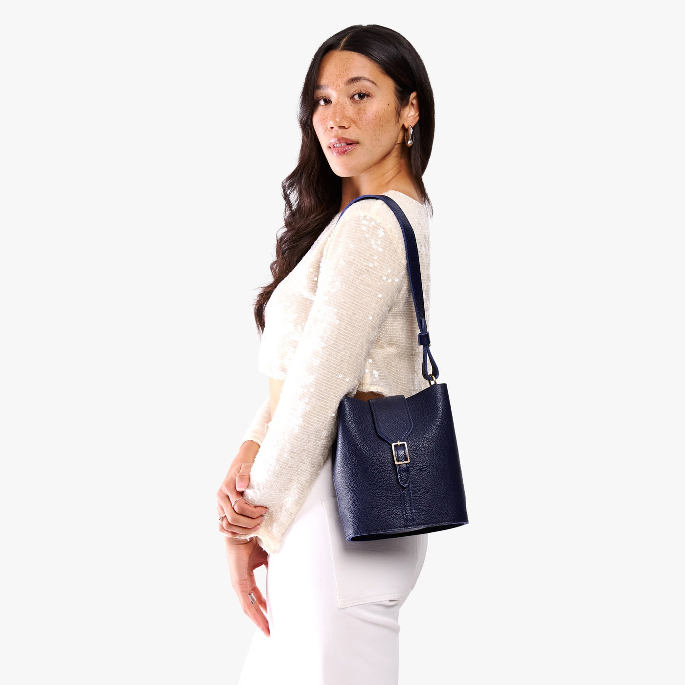 Portland Leather Goods Polly Bucket Bag