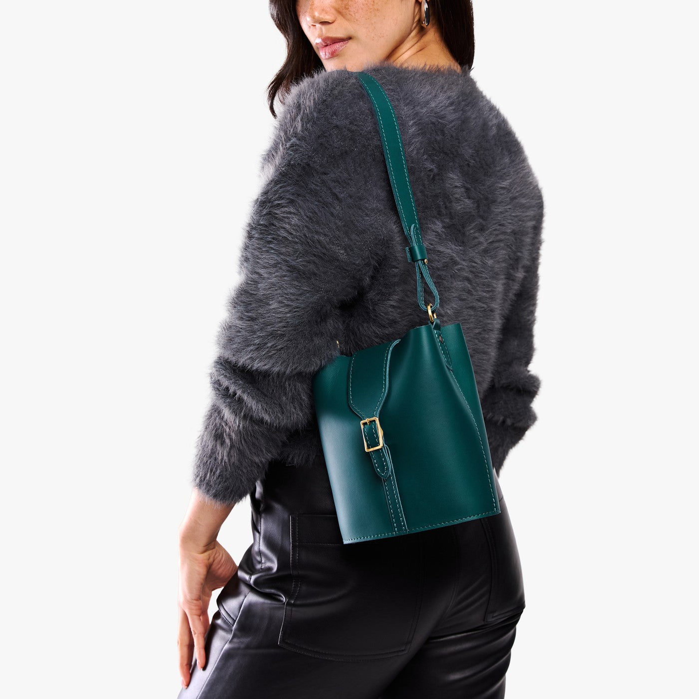 Portland Leather Goods Polly Bucket Bag