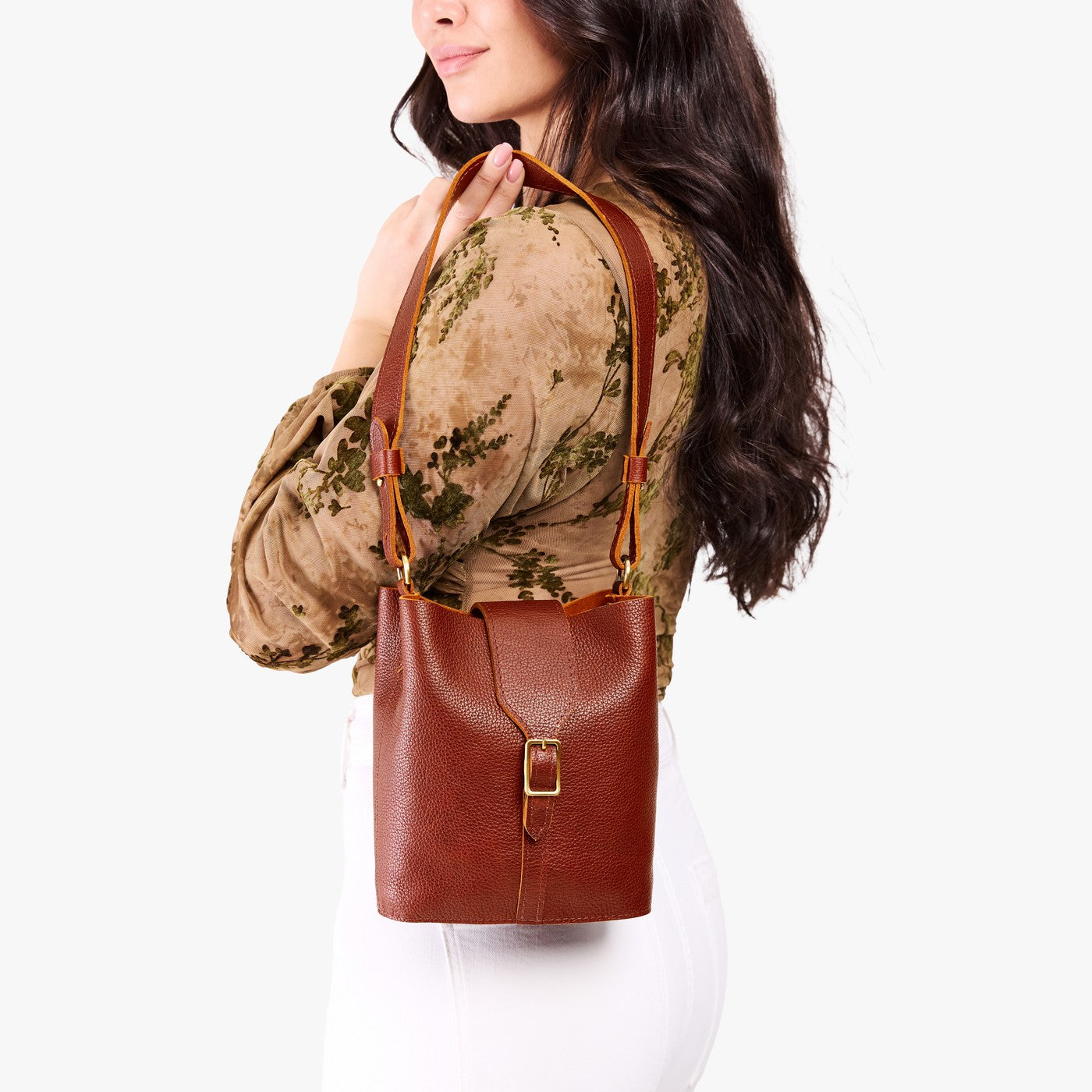 Portland Leather Goods Polly Bucket Bag