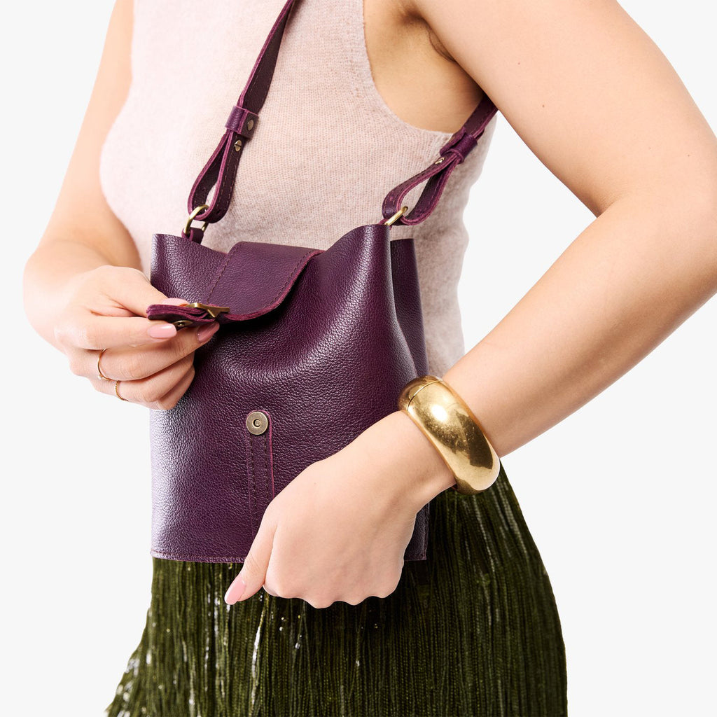 Portland Leather Goods Polly Bucket Bag